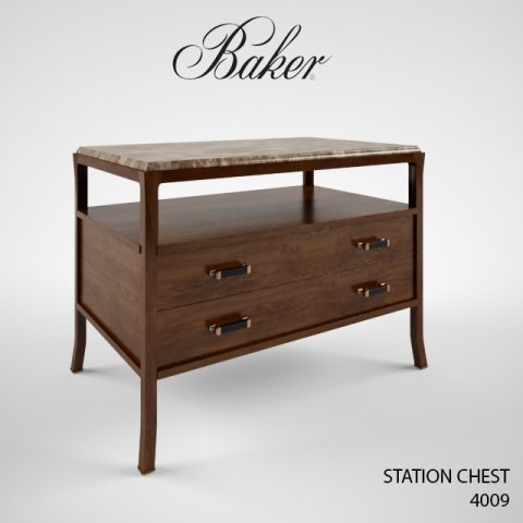 baker station chest Modelo 3D .c4d .max .obj .3ds .fbx .stl .blend 