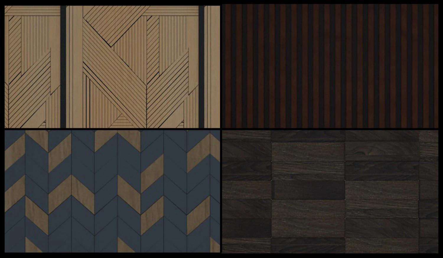 wall design vol 2 3D Model .c4d .max .obj .3ds .fbx .stl .blend 