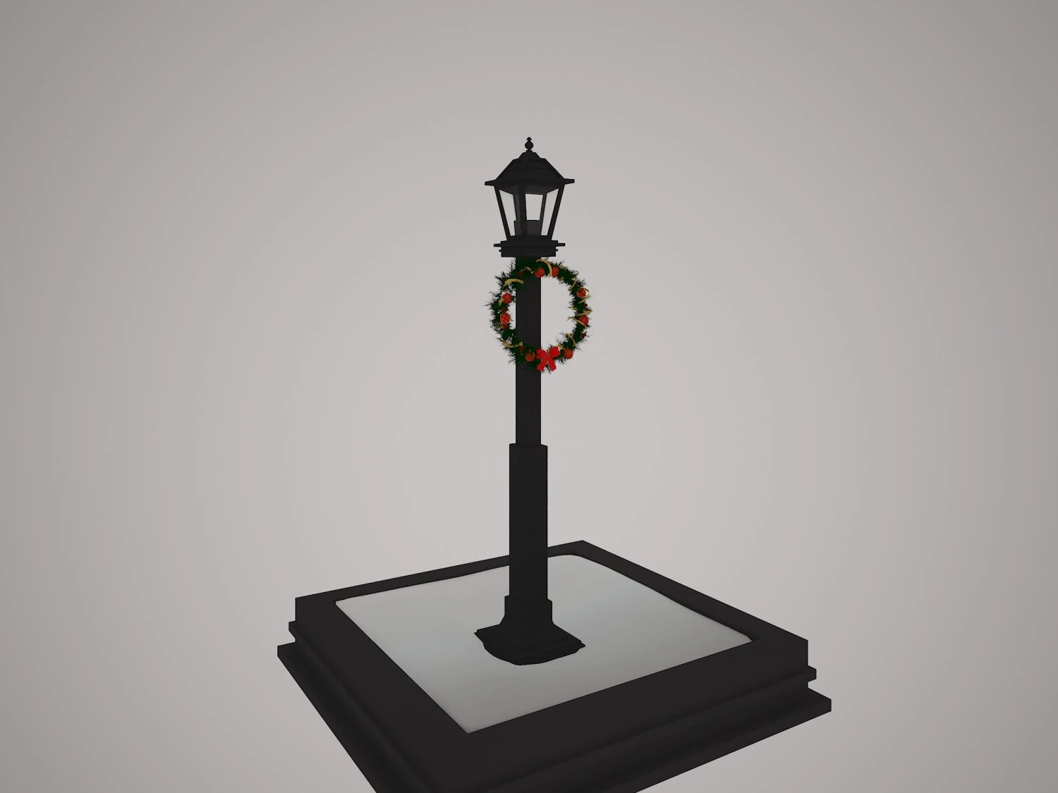 3d lamp post 3D Model .c4d .max .obj .3ds .fbx .stl .blend