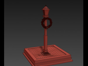 3d lamp post 3D Modell