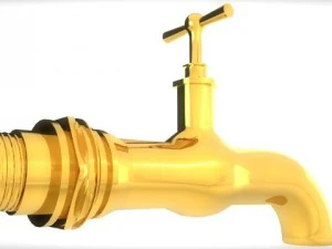 brass tap Model 3D