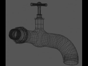 brass tap 3D Модель