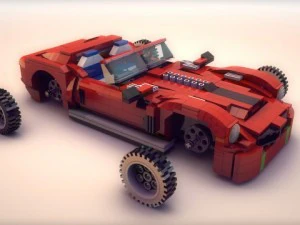 Lego Ferrari 330 Tri-LM 3D Modell