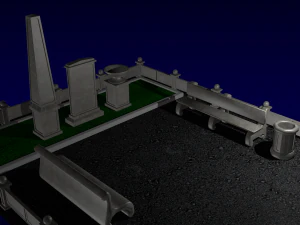 도시 공원 3D 모델