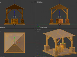 beh basso poli Modello 3D