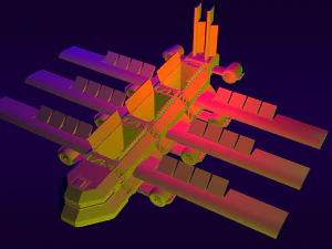 avi&oacute;n de carga Modelo 3D