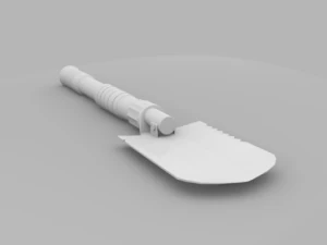 pelle de sapeur Modèle 3D