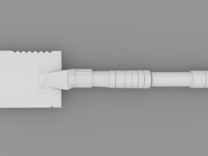 sapper shovel Model 3D
