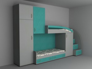 the furniture in the nursery 3D Model