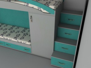 the furniture in the nursery Modèle 3D
