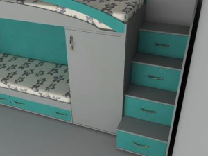 the furniture in the nursery 3D Model