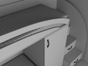 the furniture in the nursery 3D Model