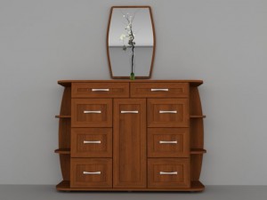 komod Modello 3D