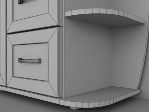 komod Modello 3D