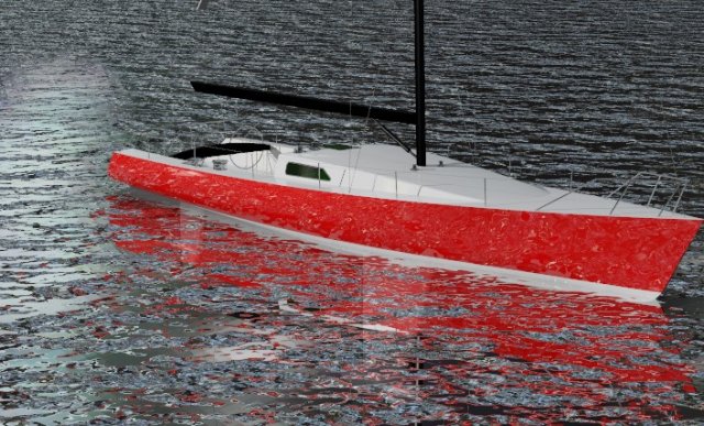 sailing yacht Model 3D .c4d .max .obj .3ds .fbx .stl .blend 