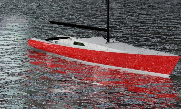 sailing yacht 3D Model .c4d .max .obj .3ds .fbx .stl .blend 