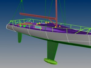 sailing yacht Model 3D