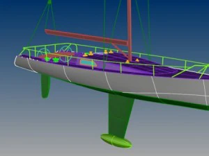 sailing yacht 3D Model