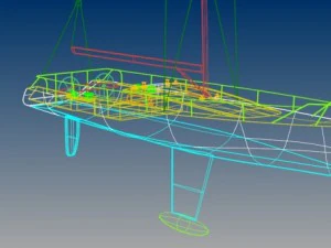 sailing yacht 3D Model