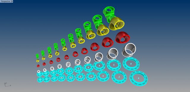 carbon steel butt weld schedule 40 pipe fittings 3D 模型 .c4d .max .obj .3ds .fbx .stl .blend 