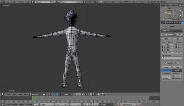 man 3D Model .c4d .max .obj .3ds .fbx .stl .blend 