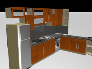 standart kittchen Model 3D