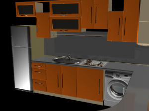 standart kittchen Model 3D