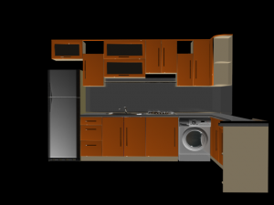 standart kittchen Model 3D
