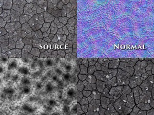 seamless ground textures 5pack normalbump CG Текстури