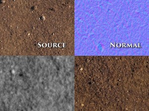 seamless ground textures 5pack normalbump CG Текстури