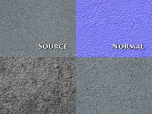 seamless plain concrete textures 5pack normalbump CG Textures