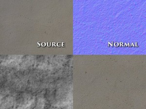 seamless plain concrete textures 5pack normalbump CG Textures