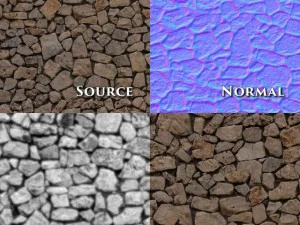 seamless hires stone walls 5pack normalbump CG Textures