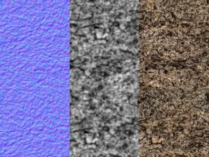 seamless hires tree bark 5pack normalbump CG Textures