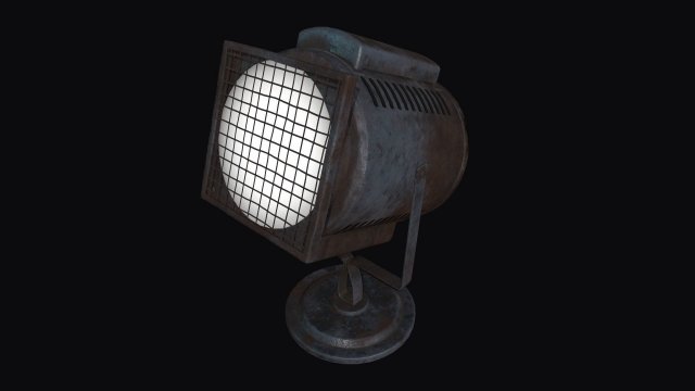 Searchlight 3D मॉडल .c4d .max .obj .3ds .fbx .stl .blend 