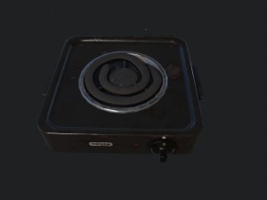 stove 3D 模型