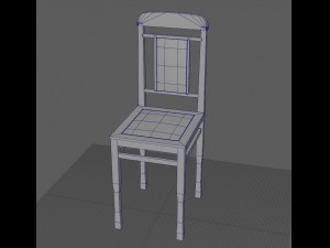 Old chair Modello 3D