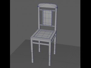 Alter Stuhl 3D Modell