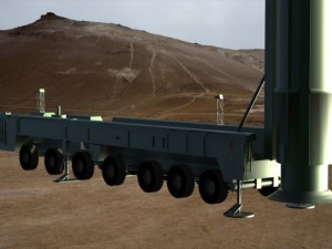 topol m military equipment 3D Model