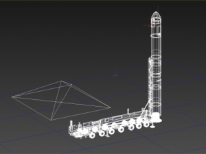 topol m military equipment 3D Model