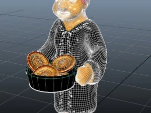 sculpture granny 3D Model