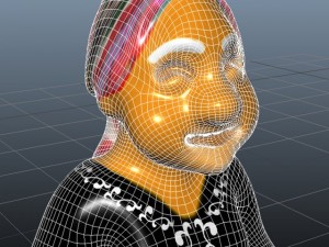 sculpture granny 3Dモデル