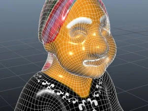 sculpture granny 3D Model