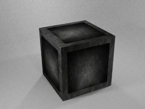 contenitore metallico Modello 3D