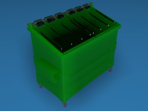 dumpster Model 3D