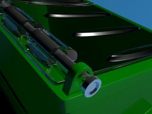 쓰레기 수거통 3D 모델