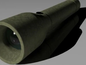 військовий ліхтарик 3D Модель