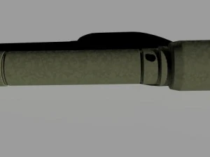 military flashlight 3D Model