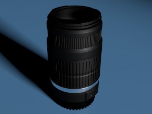 canon ef-s 55-250 3D Model