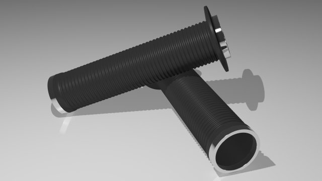 bike grips 3D Model .c4d .max .obj .3ds .fbx .stl .blend 